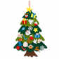 DIY Felt Christmas Tree Set with Detachable Ornaments for Kids Wall Hanging Christmas Decorations