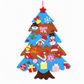 DIY Felt Christmas Tree Set with Detachable Ornaments for Kids Wall Hanging Christmas Decorations