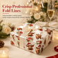 Christmas Highland Cow and Floral Gift Wrapping Paper Roll 43x500cm Holiday Present Wrap