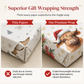 Christmas Highland Cow and Floral Gift Wrapping Paper Roll 43x500cm Holiday Present Wrap