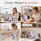 Multi Functional Mini Electric Slow Cooker and Stew Pot with Preset Timer
