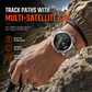 Smartwatch with Bluetooth Calling GPS and Beidou Positioning Heart Rate Sleep Monitor Pedometer and Message Reminders