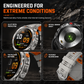 Smartwatch with Bluetooth Calling GPS and Beidou Positioning Heart Rate Sleep Monitor Pedometer and Message Reminders