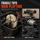 360 Degree Rotating RC Stunt Car with Music and Lights Dinosaur and Shark Head Monster Truck Toy for Kids
