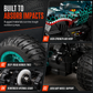 360 Degree Rotating RC Stunt Car with Music and Lights Dinosaur and Shark Head Monster Truck Toy for Kids