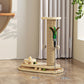 Interactive Cat Scratching Post with Feather Teaser & Ball Toys