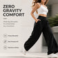 Women's High-Waisted Wide-Leg Lounge Pants with Side Pockets