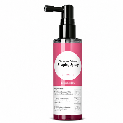 Temporary Hair Color Spray 80ml Washable Instant Disposable for Hair Styling