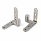 Stainless Steel Double Acting Closing Hinge Set for Saloon Cafe and Bar Doors