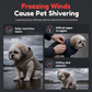 Warm Dog for Autumn Winter Thickened Pet Coat Windproof Vest for Small Medium and Large Dogs