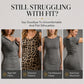 Women’s Lace Leopard V-Neck Lantern Sleeve Mid-Length Dress