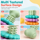 Durable TPR Bone Shaped Dog Chew Toy Bite Resistant Teething Toy for Large Dogs