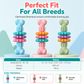 Durable TPR Bone Shaped Dog Chew Toy Bite Resistant Teething Toy for Large Dogs