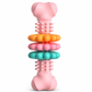 Durable TPR Bone Shaped Dog Chew Toy Bite Resistant Teething Toy for Large Dogs