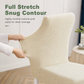 Waterproof Thickened Stretch Dining Chair Covers Elastic Chair Protector Slipcovers for Hotel and Restaurant