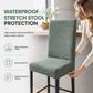 Waterproof Thickened Stretch Dining Chair Covers Elastic Chair Protector Slipcovers for Hotel and Restaurant