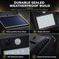 Outdoor Solar Wall Light with Motion Sensor for Garden and Yard