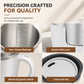 Double Wall Insulated 304 Stainless Steel Mug with Lid Shatterproof Coffee Cup and Water Tumbler