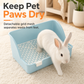 Extra Large Rabbit Litter Box Toilet and Small Animal Litter Tray for Guinea Pigs Chinchillas and Dwarf Rabbits