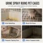 Extra Large Rabbit Litter Box Toilet and Small Animal Litter Tray for Guinea Pigs Chinchillas and Dwarf Rabbits