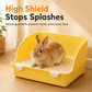 Extra Large Rabbit Litter Box Toilet and Small Animal Litter Tray for Guinea Pigs Chinchillas and Dwarf Rabbits
