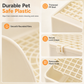 Extra Large Rabbit Litter Box Toilet and Small Animal Litter Tray for Guinea Pigs Chinchillas and Dwarf Rabbits