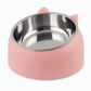 Cartoon Cat Shaped Stainless Steel Pet Bowl Dual Use Food and Water Feeder for Cats and Small Dogs