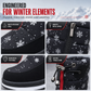 Women's Winter High Top Snow Boots Waterproof Non Slip Outdoor Tall Boots with Thick Plush Lining and Thick Sole