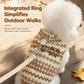 Warm Thickened Pet Sweater Vest High Neck Clothes for Small Dogs and Cats in Autumn and Winter