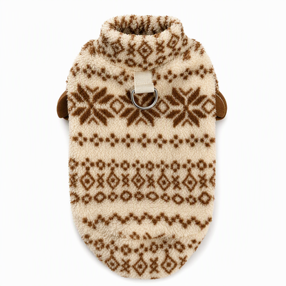 Warm Thickened Pet Sweater Vest High Neck Clothes for Small Dogs and Cats in Autumn and Winter