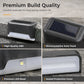 Outdoor Solar Railing Lights Waterproof LED Step Lights for Garden Stairs Fence Yard and Landscape Decoration