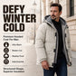 Men's Winter Thermal Windproof Hooded Jacket