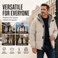 Men's Winter Thermal Windproof Hooded Jacket