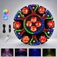 Rotating Bee-Eye RGBW Stage Light with Remote Control