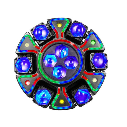 Rotating Bee-Eye RGBW Stage Light with Remote Control
