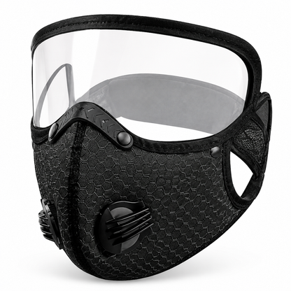 Dustproof and Windproof Outdoor Sports Face Mask with Protective Eye Shield and Breathing for Running and Cycling