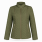 Women's Lightweight Quilted Padded Zipper with Stand Collar for Spring and Winter