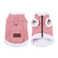 Warm Lamb Fleece Pet Vest Autumn Winter Thickened Fleece Lined Dog Clothes for Cats and Dogs