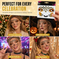 Christmas Holiday Temporary Face Tattoo Stickers for Festive Animal Makeup Decoration Featuring Deer Leopard Print Cat and Fox Designs