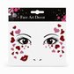 Christmas Holiday Temporary Face Tattoo Stickers for Festive Animal Makeup Decoration Featuring Deer Leopard Print Cat and Fox Designs