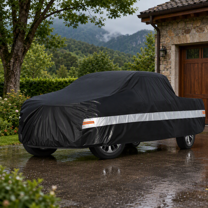 190T Polyester Taffeta Outdoor Pickup Truck Cover Waterproof Sunproof Dustproof Car Cover