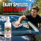 Car Windshield Bug Residue and Dust Cleaner 100ml Glass Cleaning Liquid for Removing Dirt and Insect Splats