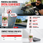 Car Windshield Bug Residue and Dust Cleaner 100ml Glass Cleaning Liquid for Removing Dirt and Insect Splats