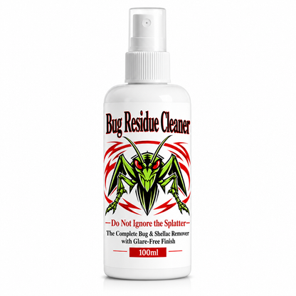 Car Windshield Bug Residue and Dust Cleaner 100ml Glass Cleaning Liquid for Removing Dirt and Insect Splats