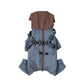 Warm Padded Dog Winter Coat Waterproof Windproof Outdoor Pet for Autumn and Winter