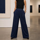 Women's Lightweight High-Waist Wide-Leg Pants