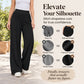 Women's Lightweight High-Waist Wide-Leg Pants