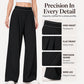Women's Lightweight High-Waist Wide-Leg Pants