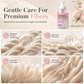 Waterless Fur Dry Cleaning Kit 2-Set with Brushes and Towels for Household Shearling Mink and Lamb Wool Care