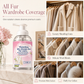 Waterless Fur Dry Cleaning Kit 2-Set with Brushes and Towels for Household Shearling Mink and Lamb Wool Care